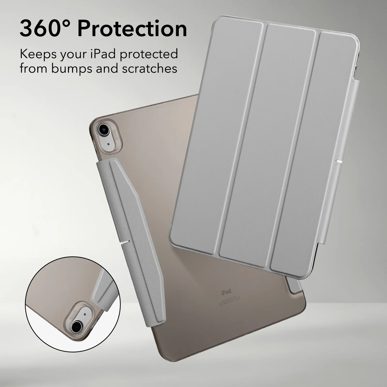 Фото Чехол ESR для iPad Pro, iPad Air 13 дюймов (M3/M2, 2025/2024) и Pro 12.9 6-го/5-го/4-го поколения, мощный защитный чехол для iPad Pro 11/13 №2