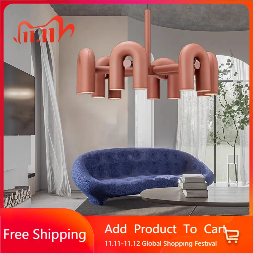 Настенные светильники в скандинавском стиле U-образные художественные лампы для