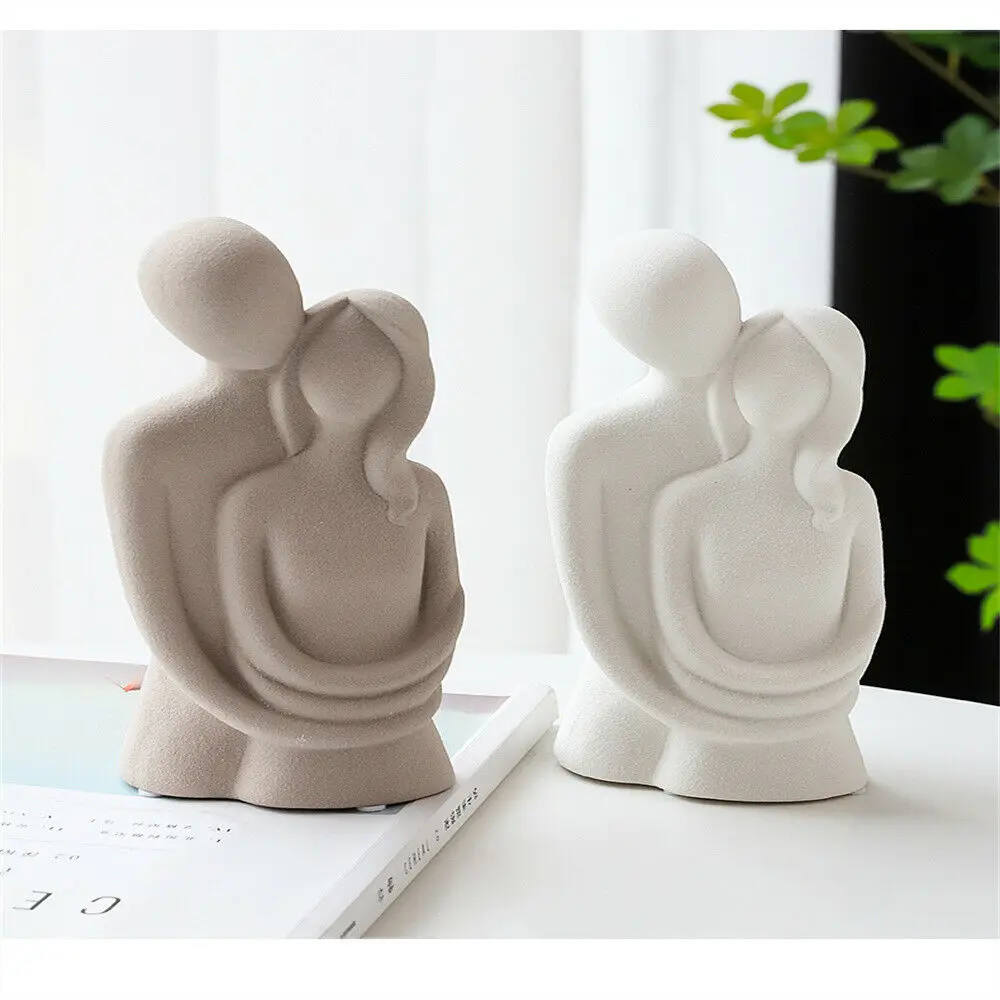 

Couple Model Figurines Resin Statue Art Abstract Sculpture Wedding Gift Home Decoration Accessories Modern For Living Room Decor