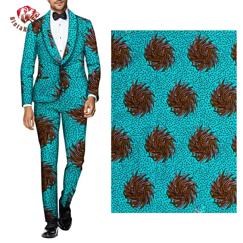 Африканская Вощеная хлопковая ткань 2022 африканская для осенней одежды Ткань 6