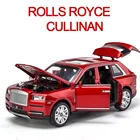 1:32 Rolls Royce Cullinan, металлическая игрушка, внедорожники со светильник кой, фотообои для мальчиков, детские подарки