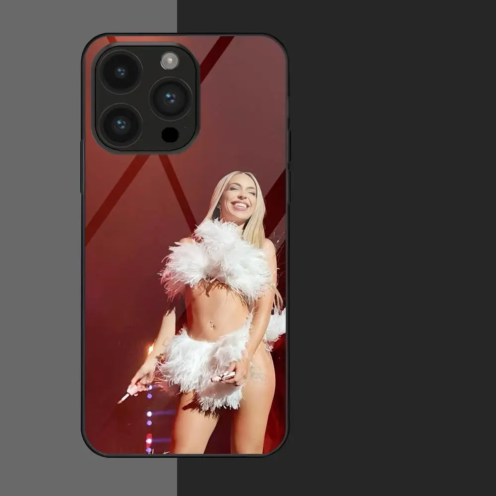 Singer B-Bad G-Gayl MAISTO Mouse Pad Glass Phone Case For Iphone 16 15 14 13 11 12 Pro Max Xr X Xs 8 7 Plus