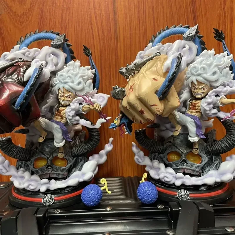 

In Stock New Anime One Piece Gk Sun God Nika Gear 5 Monkey D Luffy Vs Kaido Dragon Pvc Action Figures Collection Model Toys Gift