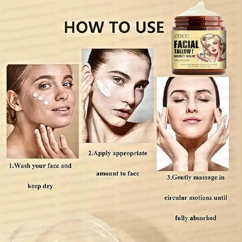 120 г взбитых говядин крем для тальлоу и искусственная увлажняющая говядина