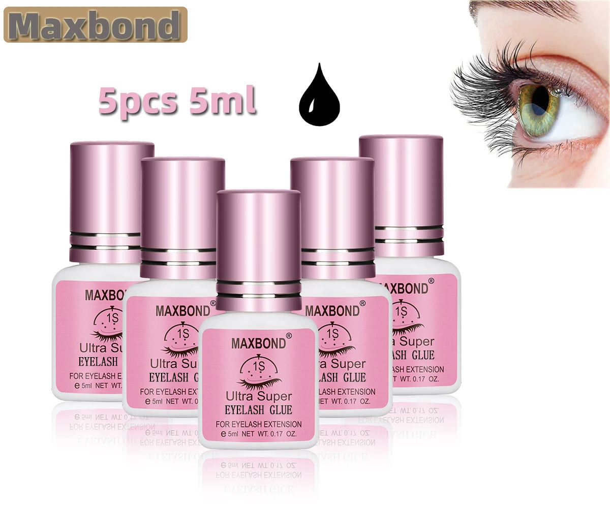 

5 шт., быстросохнущий клей для наращивания ресниц, 5 мл
