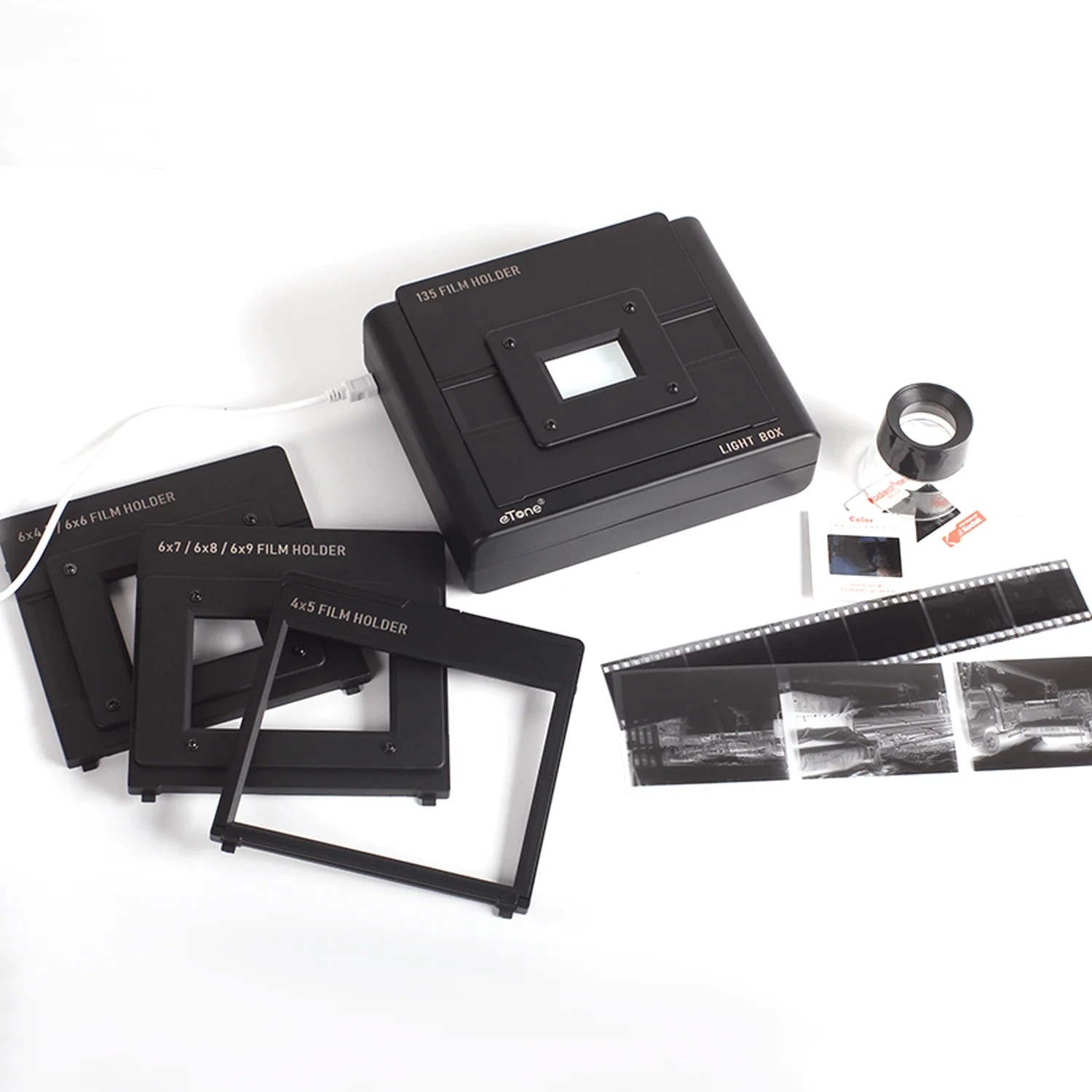 eTone 35/135mm Film Scanner 120 4x5 Film Viewer Negatives Sc
