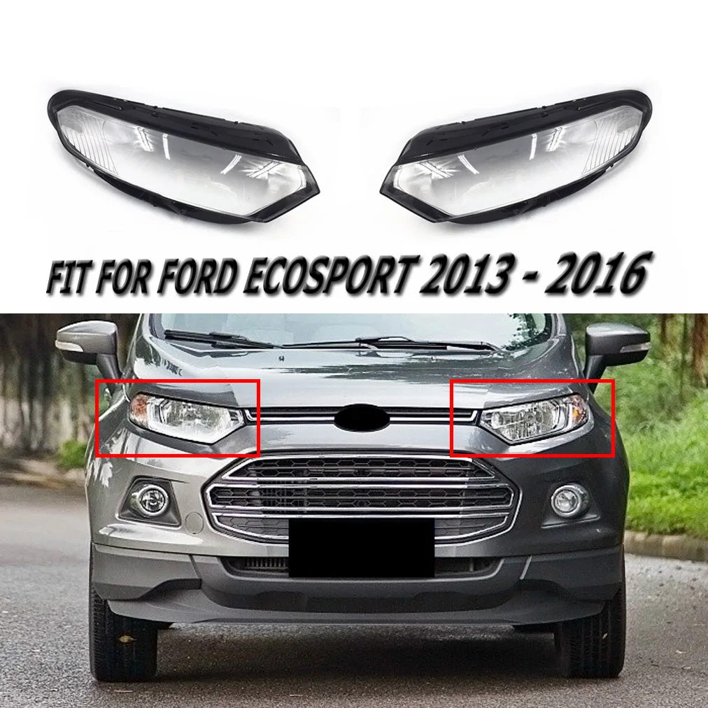 

Прозрачный чехол для автомобиля, подходит для Ford Ecosport 2013 2014 2015 2016, часть автомобиля, налобный фонарь, крышка, абажур, объектив