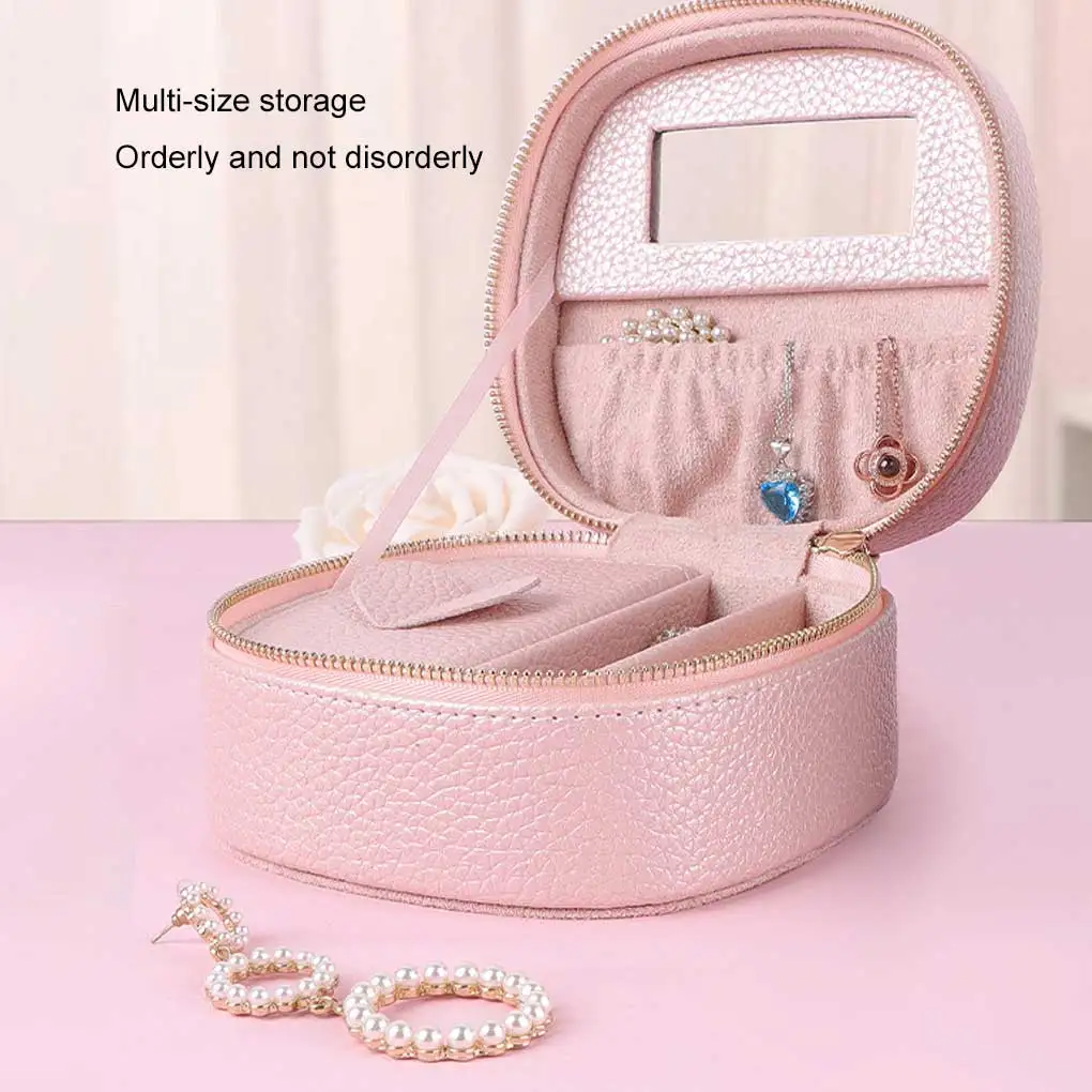 

2/3 Jewelry Box Storage Case Pouch Earring Bracelet Bag Organizer Toiletry