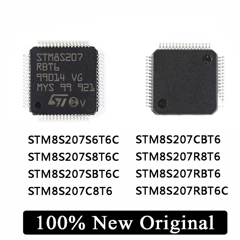 Микроконтроллер STM32F100RBT6B LQFP64 32-bit микроконтроллер MCU ARM микросхема IC 100% 2 шт. |