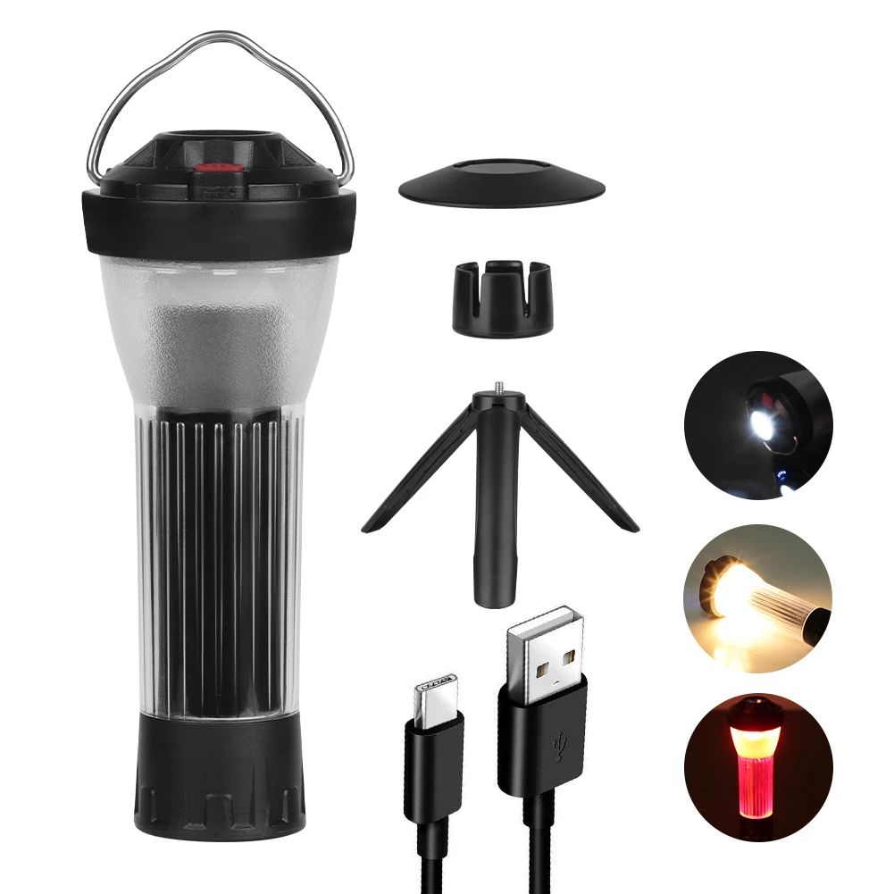 Lampe de poche Led avec Base magnétique pour Blackdog, 3000mAh, 5 Modes d'éclairage, lanterne zéro, lanterne d'urgence, fournitures de Camping