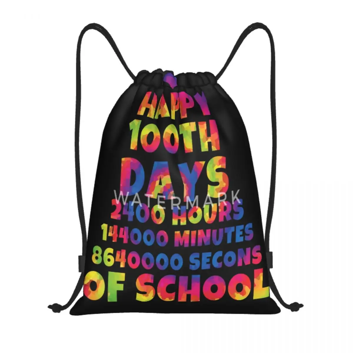 

Рюкзак на шнурке с регулируемыми лямками, унисекс, 100 дней