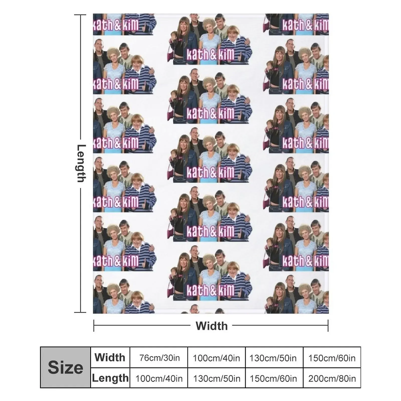 Кэт и Ким: групповое фото (Кэт Ким Шарон Кел Бретт) Плед Мягкий плюш для малышей