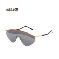 kenbo rimless sunglasses women men 2022 new one piece lens fashion luxury black big sun glasses shades unique