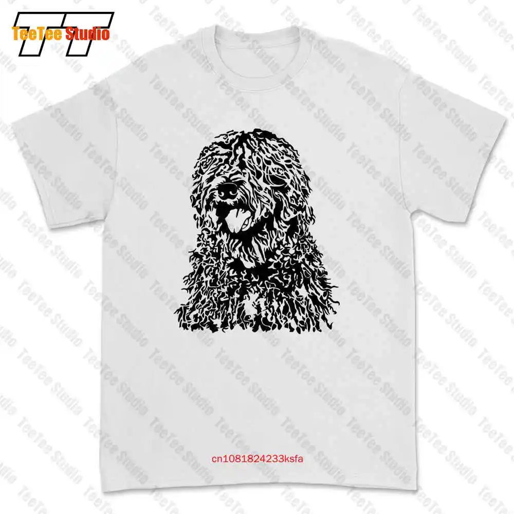 Специальная графическая футболка с изображением лица испанской собаки XIEF