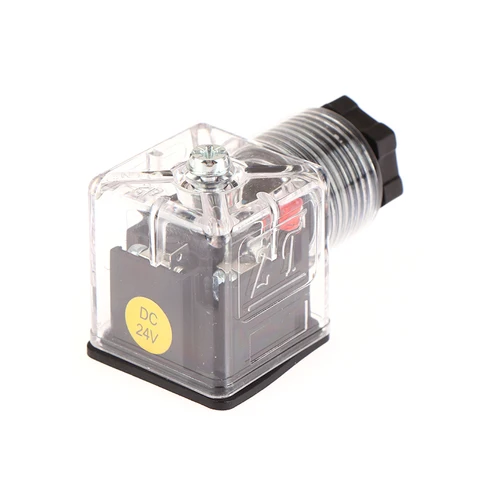 Новый гидравлический Соленоидный клапан с разъемом лампы DC24 Электромагнитная распределительная коробка индикатор распределительная коробка аксессуары
