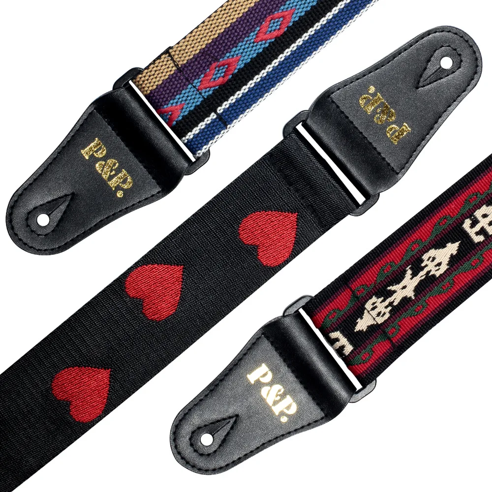 

Guitar Strap Guitar Belts Adjustable Electric Bass Strap Printing Guitar Straps Bass Acoustic Electric Guitar Accessories