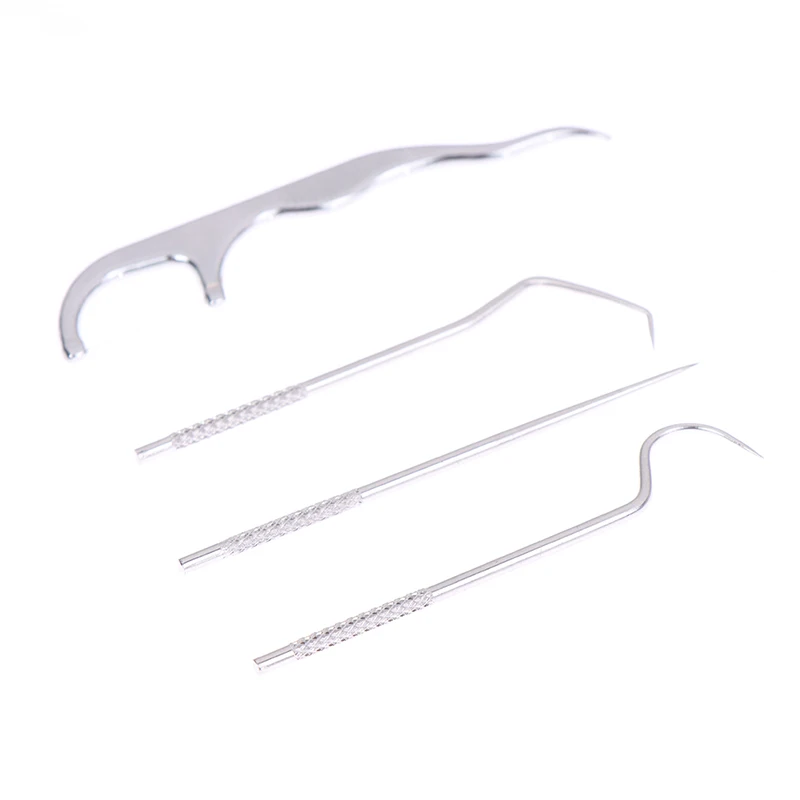 Зубочистки карманный набор многоразовые портативные металлические зубочистки