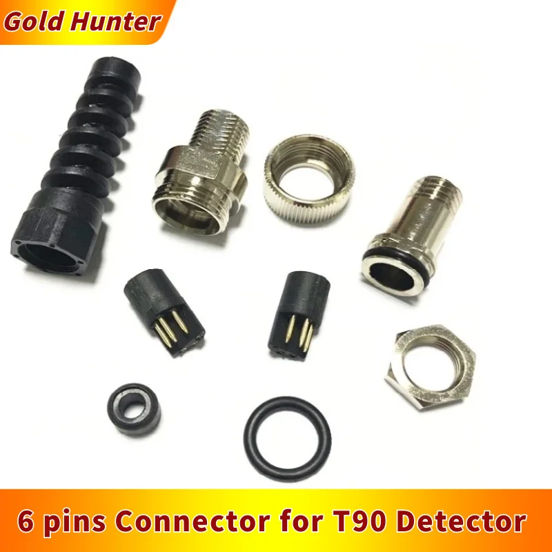 Accessories Waterproof Connector (6 Pins) Metal Detector Coi