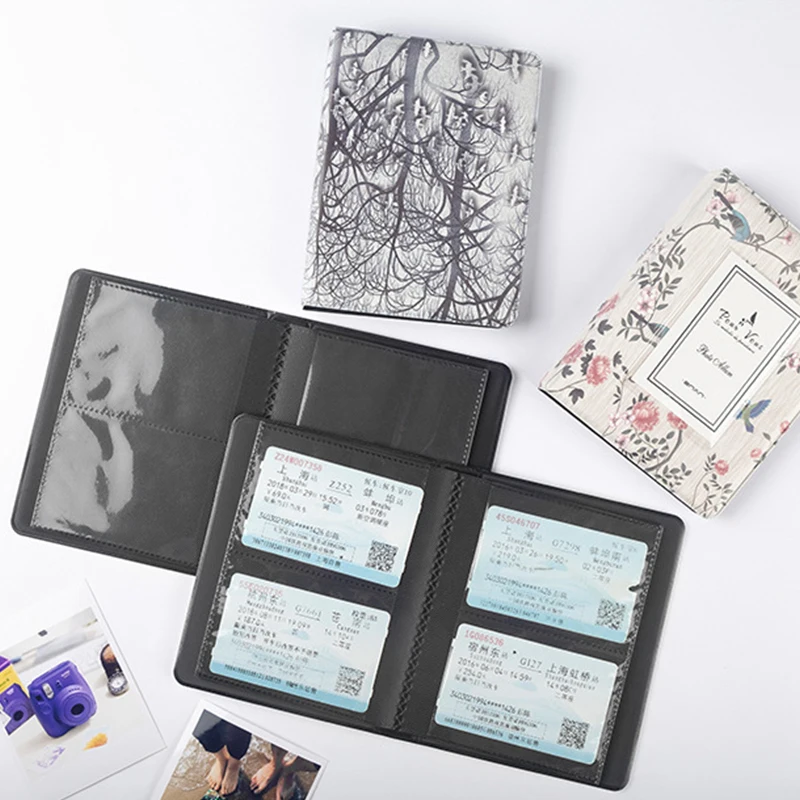 

3 Inch Photo Album Insert Storage Album Printing Large Capacity Chinese Style Cartoon Storage Book Name Card Ticket Holder