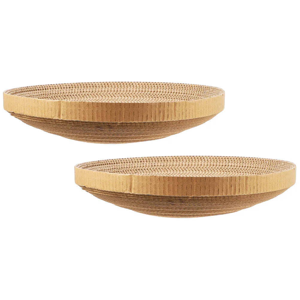 

Corrugated Paper Floor Supply Reusable Cat Scratcher Fun Interesting Kitten Room