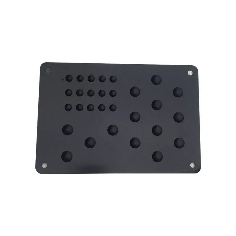 

1pc Universal Car Floor Mat Foot Heel Scuff Plate Non-slip Carpet Patch Automobile Alloy Wear Plate Anti-skid Pad