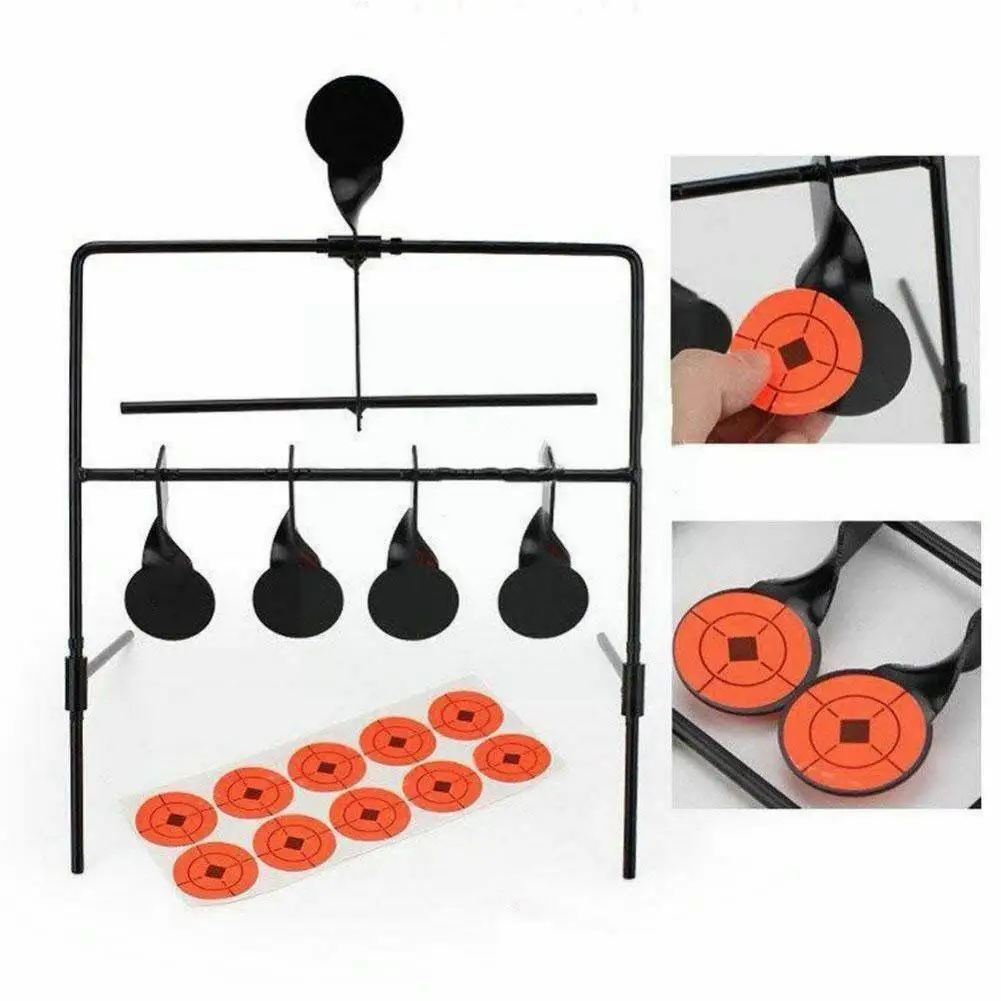 

Targets Automatic Reset Rotating Gun Rifle Shooting Metal Targets For Outdoor Hunting Shooting Practice/playing N9e0