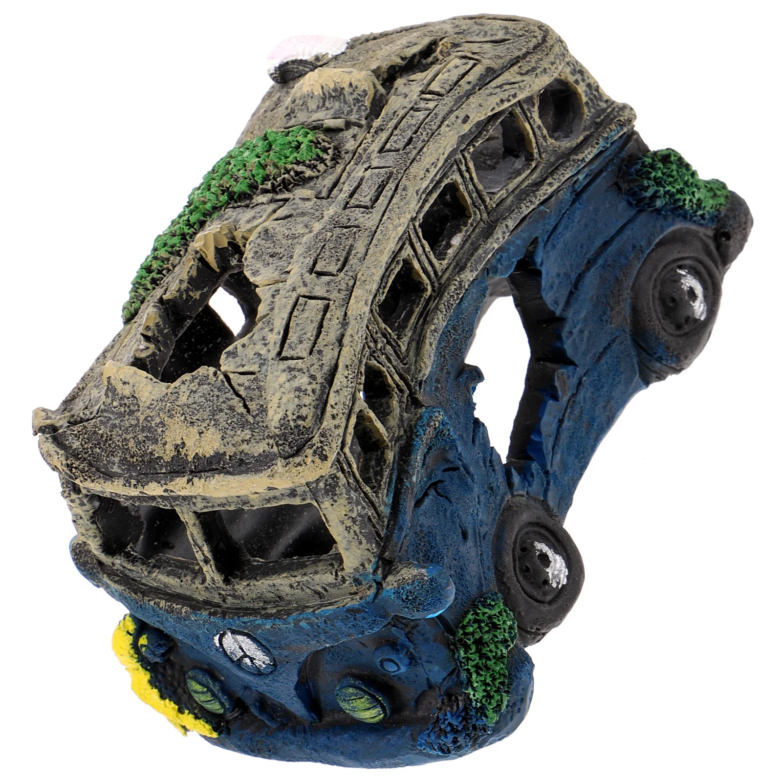 

Turtle Tank Decor Fish Hidden Cave Hiding Shelter Birthday Decoration Girl Large Aquarium House Bowl Decorations Car Ornament