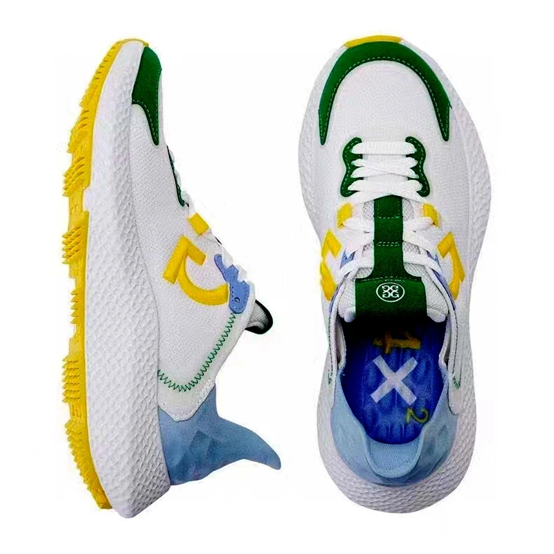 2023 Golf Shoes Women's Korean Brand Leather Material Waterproof Non-slip Comfortable Outdoor Sports Shoes Travel Leisure Shoes