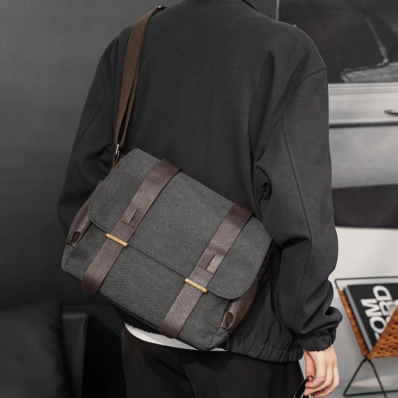 

Brand Men Shoulder Cross Bag Husband Pu Leather Luxury Handbag Messenger Bag for Man 2023 Large Transverse Male Crossbody Bags