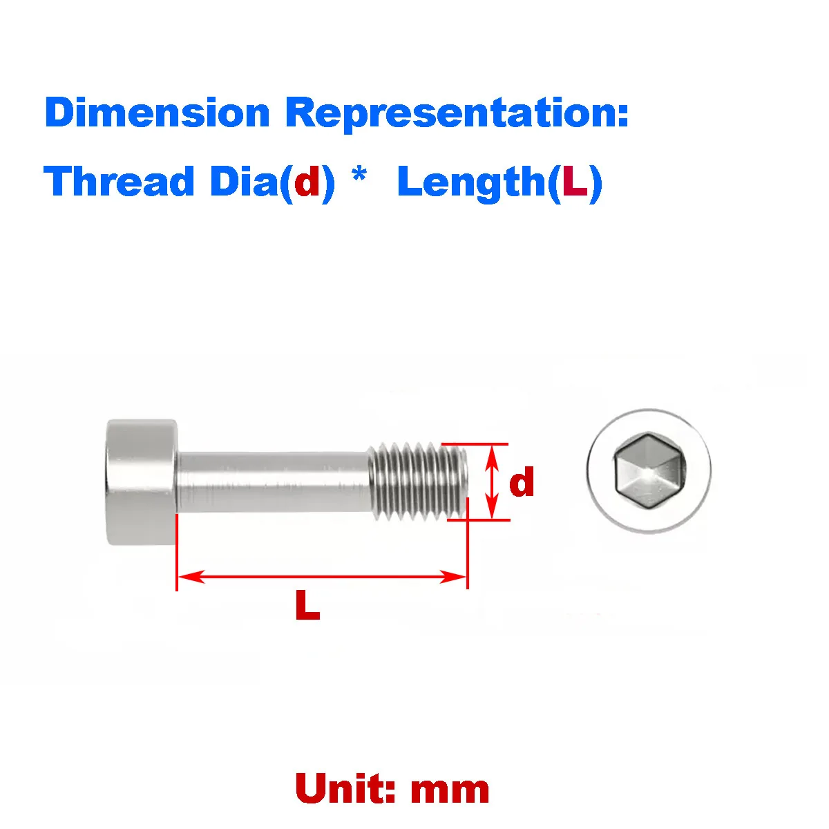 Винт с шестигранным отверстием из нержавеющей стали 304, цилиндрическая головка, полузубчатый болт M2M3M4M5M6