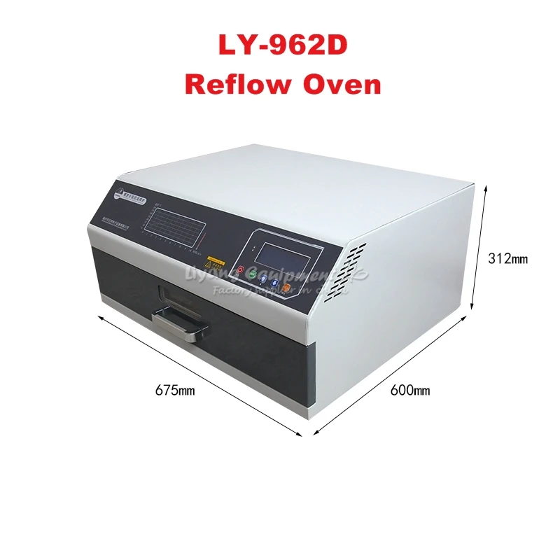 LY 962D цифровой дисплей SMD SMT PCB Инфракрасная паяльная станция для духовки, контроллер, сварочный аппарат, IC НАГРЕВАТЕЛЬ, BGA наладочная станция
