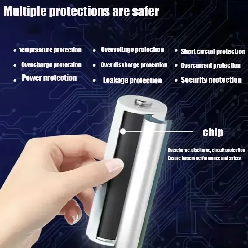 Литий-ионная аккумуляторная батарея USB Type-C для мыши пульта дистанционного