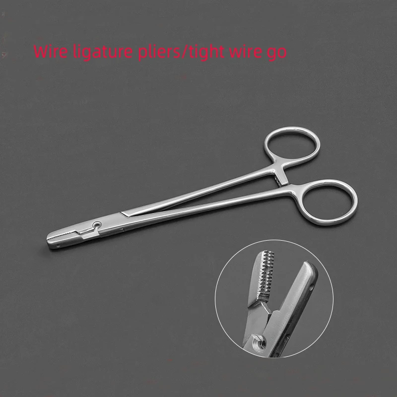 Orthopedic instruments wire ligation pliers tight wire pliers tying locking bundler phoenix eye pliers