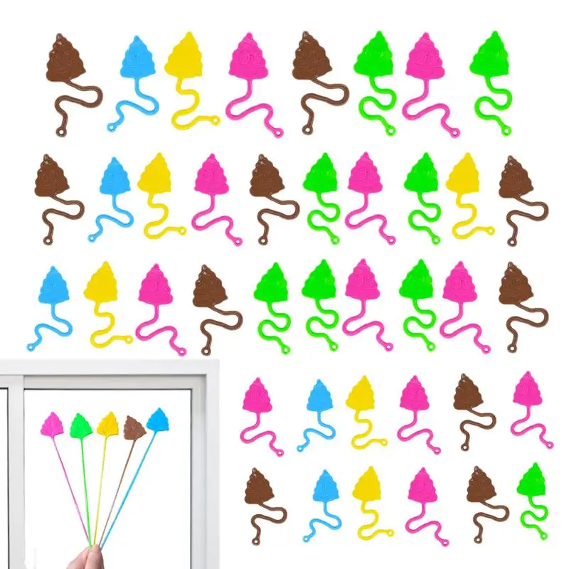 Мини-Стикеры для уборки новинка липкие игрушки 40 шт. стикеры детей тянущиеся