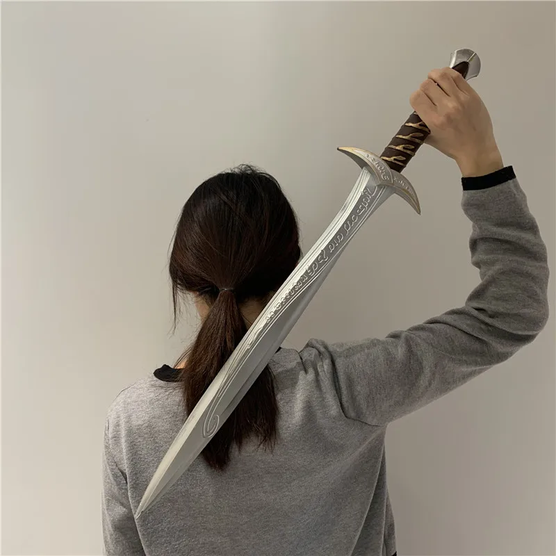 Cos подарок 71 см стральный меч эльфы косплей инмантация Золотое оружие