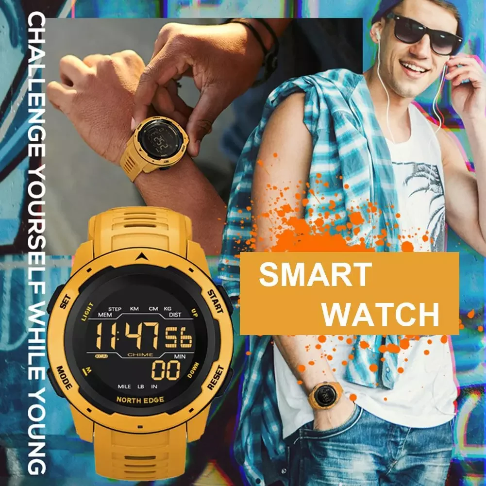 

Digital Smart Watch Men Sport Fashion Running Swimming Waterproof 50M Men's Electronic Clock Smartwatch