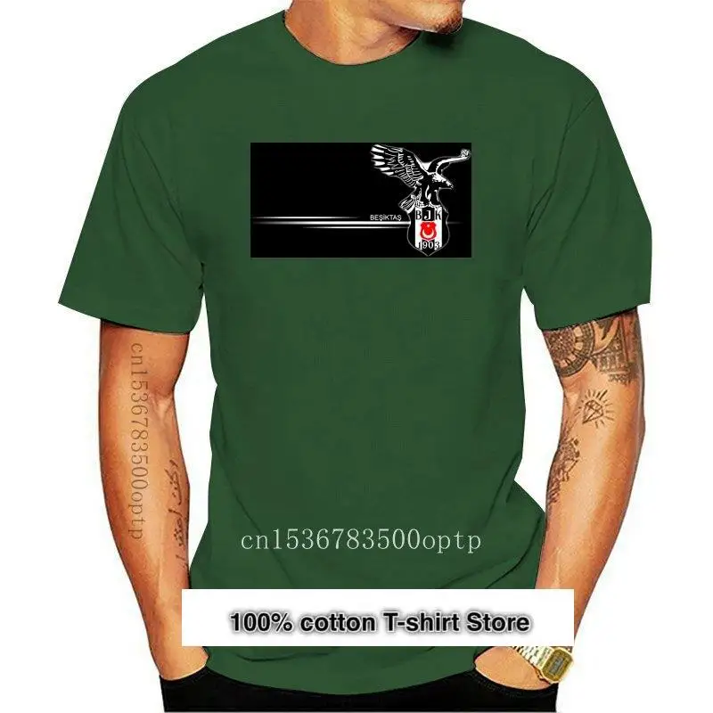 

Camiseta de Besiktas para hombre y mujer, ropa informal de манга corta, divertida, negra, newest DAD