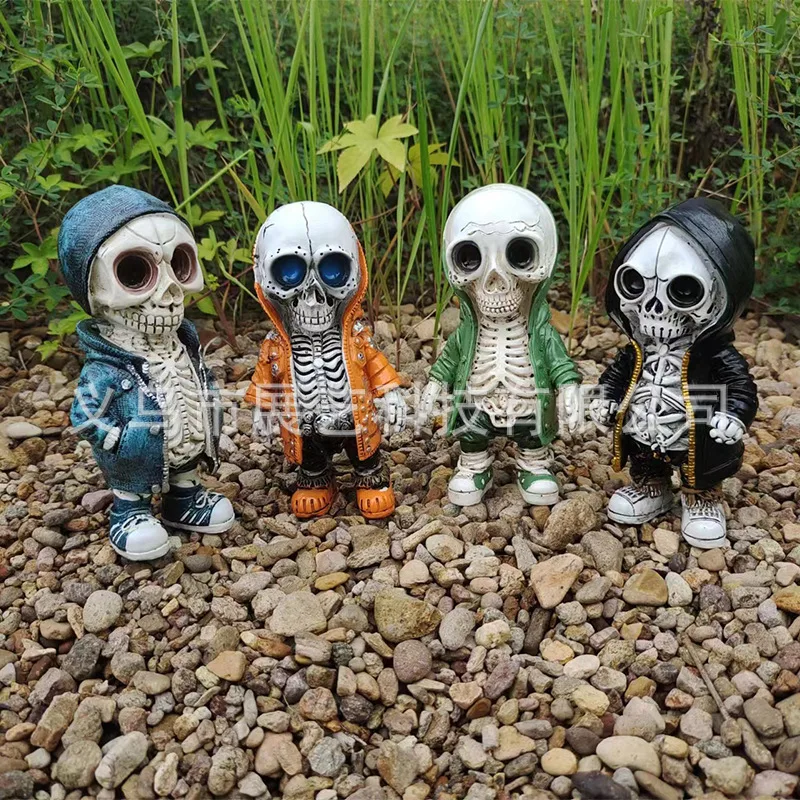 

Halloween Decoration Skeleton Doll Small Ornaments Home Garden Decoration Resin Crafts