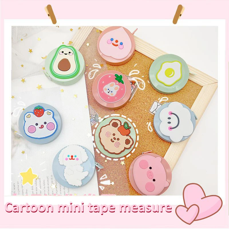 

150cm Mini Children Tape Measure Cute Retractable Sewing Flexible Ruler Soft Ruler Camping Supplies Tools Sewing Accessories