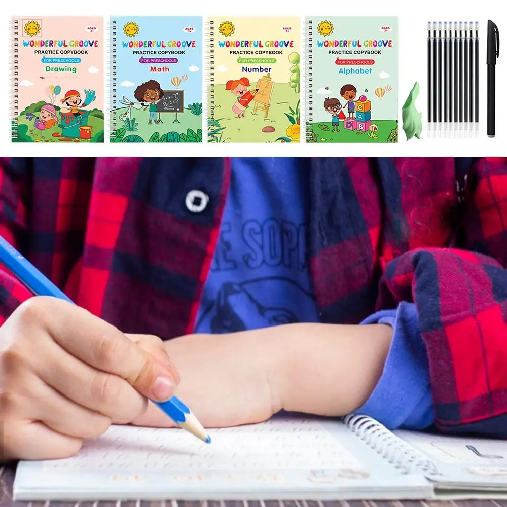 

For Calligraphy Magic Teaching Toy Drawing Toy Control Pen Training Writing Practice Book Copy Books