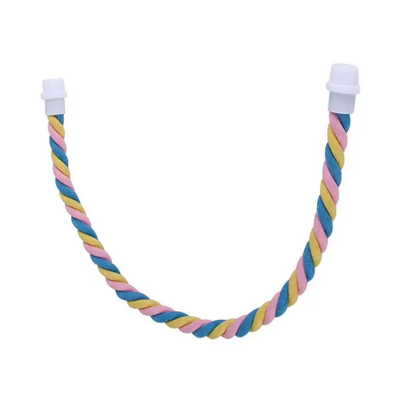 

Пружинная игрушка для птиц, спиральный хлопковый качели для попугаев, стоячие игрушки для скалолазания, веревка для скалолазания, упражнен...