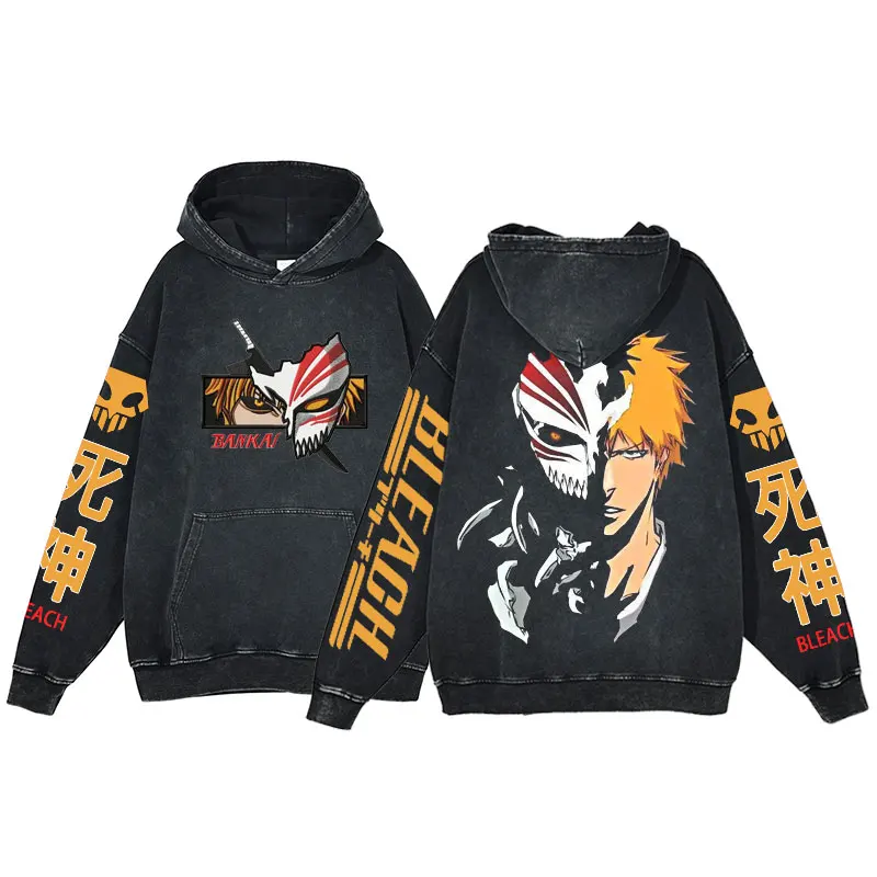 Свитшот с аниме принтом Kurosaki Ichigo