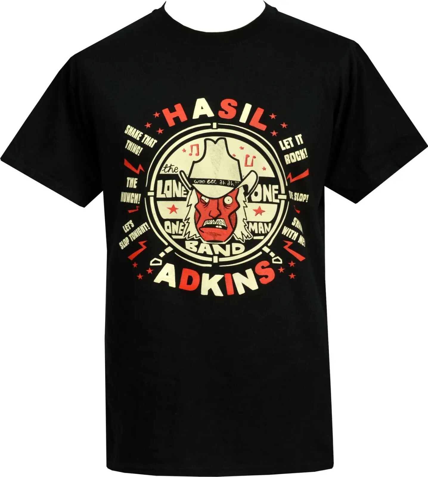 Хезиал Адкинс Мужская футболка рок-н-ролл кантри Блюз одна мужская Группа спазмы