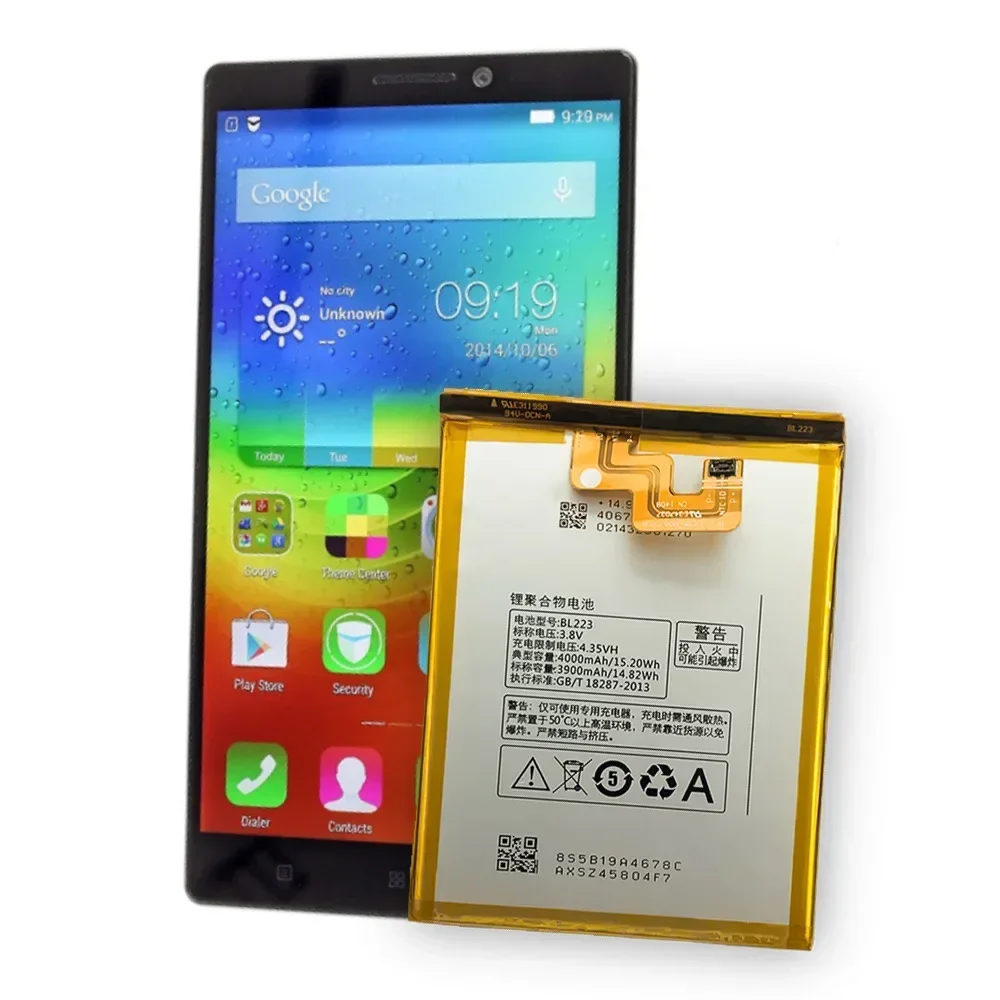 Сменный аккумулятор для мобильного телефона емкостью 4000 мАч Lenovo K80 K80M K920 VIBE Z2 Pro