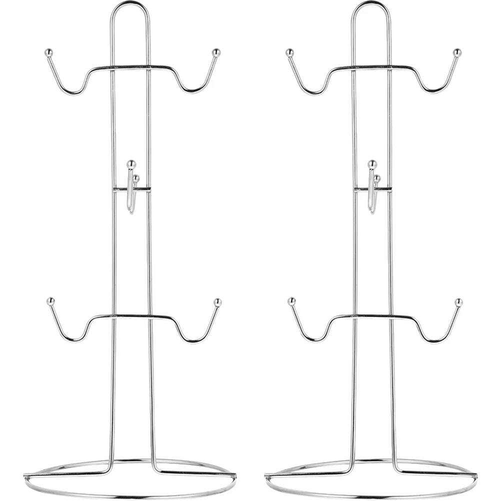 

2Pcs Coffee Mug Holder Multipurpose Coffee Mug Tree Stand Coffee Bar Accessory