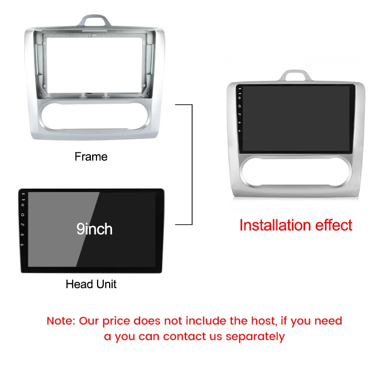 9 ''Автомобильная аудиорамка автомобильная радиоустановка для Ford Focus 2004-2011