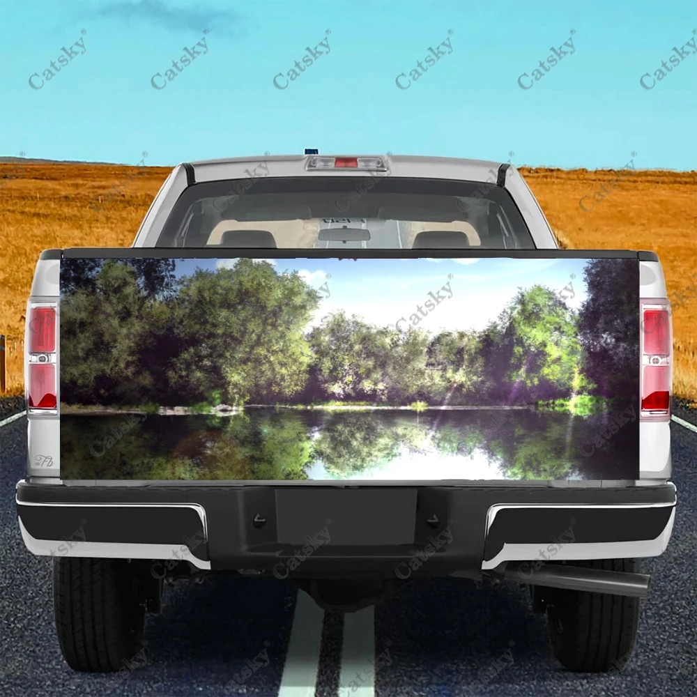 

Anime Spring Time Truck Decals Truck Tailgate Decal Sticker Wrap , Bumper Stickers Graphics for Car Trucks SUV