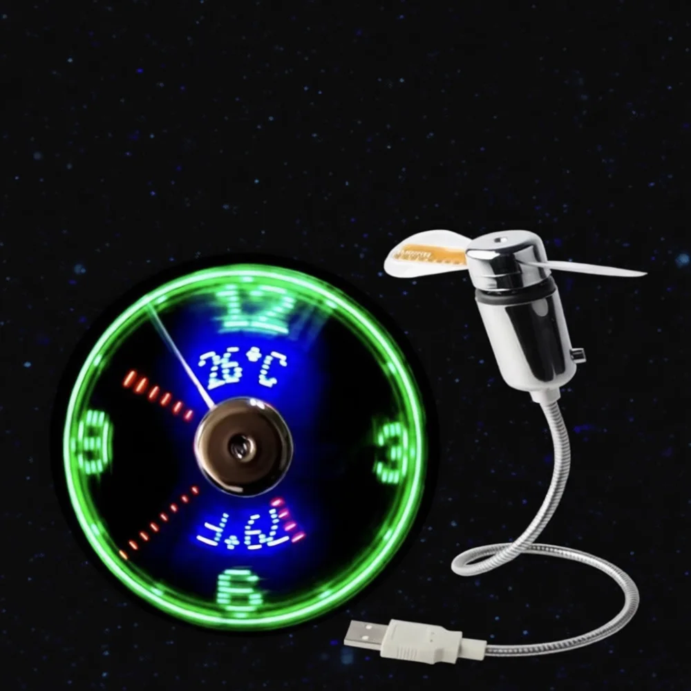 Креативный USB LED вентилятор с программируемым текстовым дисплеем, настольный охлаждающий гаджет, персонализированный офисный аксессуар, рекламный инструмент. (art.: 3920dcd5aaa2c) - 3920dcd5aaa2c