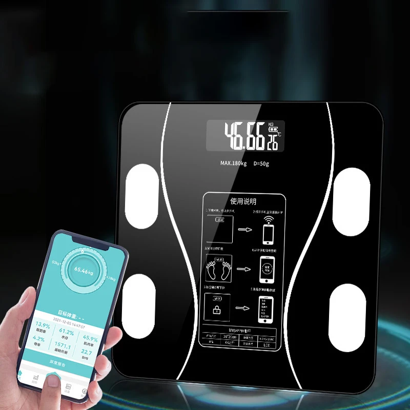 

Smart Electronic Scale Home Weight Scale Usb Charging Health Fat Scale Bluetooth Electronic Body Composition Analyzer Wireless