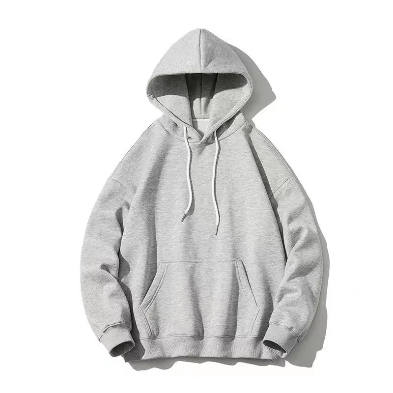 

New Spring and Autumn Hoodie Men's Women's Tops Pullover Men's Solid Color Versatile Unisex Sportswear Men's Casual Men's Wear